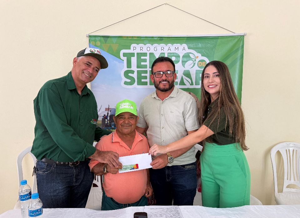 Programa Tempo de Semear chega em Sítio Novo
