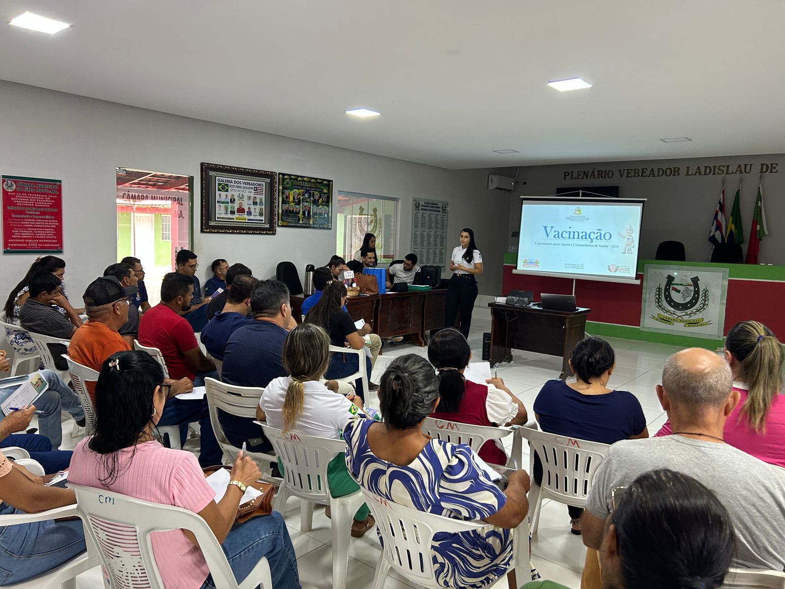 Capacitação reforça atuação de agentes de saúde em vacinação em Sítio Novo