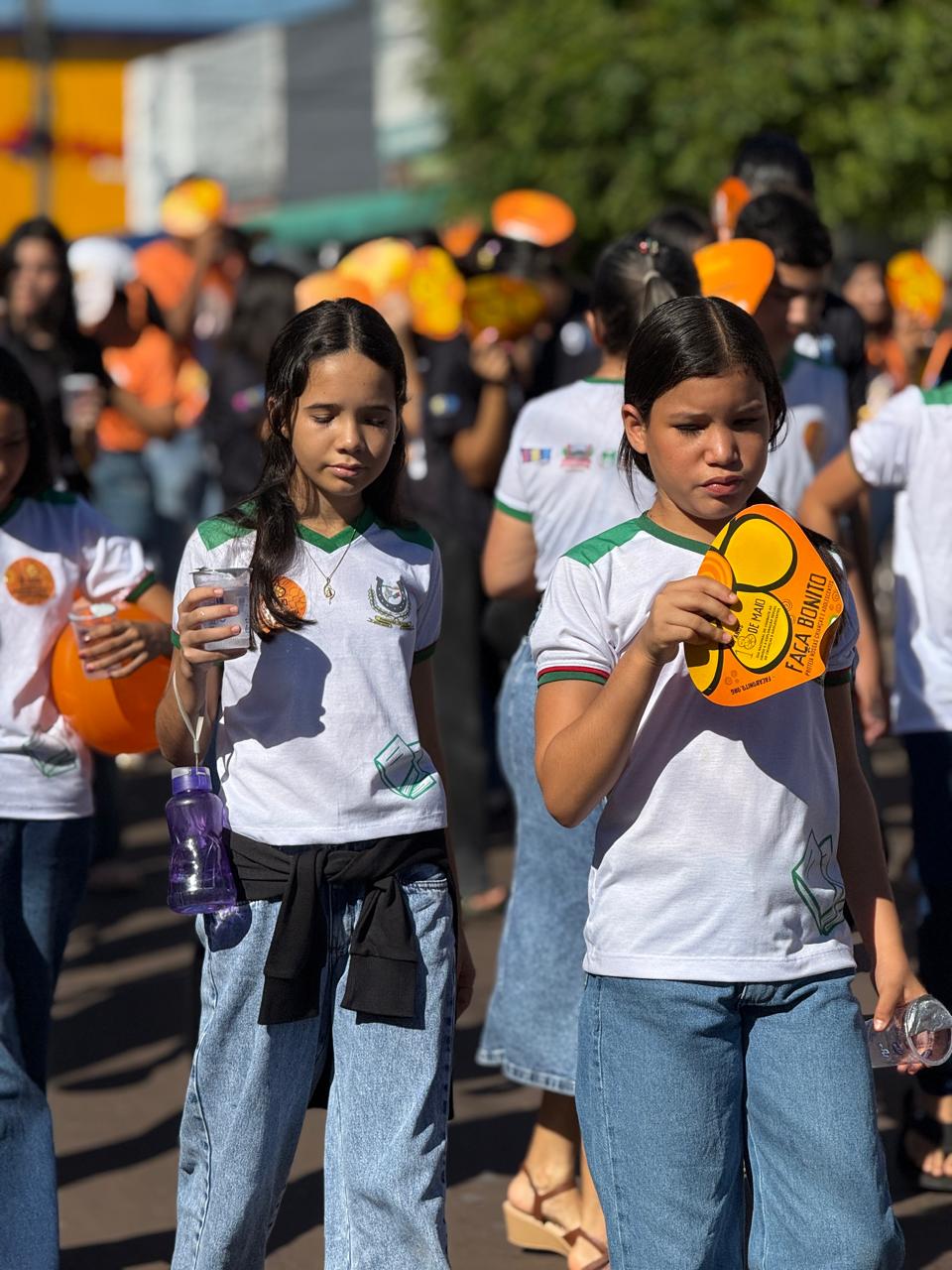 Sítio Novo realiza caminhada do Maio Laranja e reforça combate ao abuso sexual de crianças e ad...